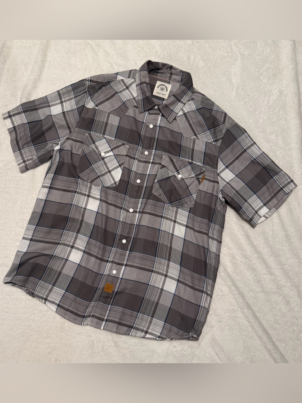 Dubinik plaid short sleev shirt